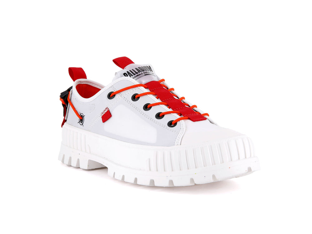 Zapatillas Palladium PALLASHOCK LO TICKET TO EARTH Hombre Blancas | Costa Rica-70592